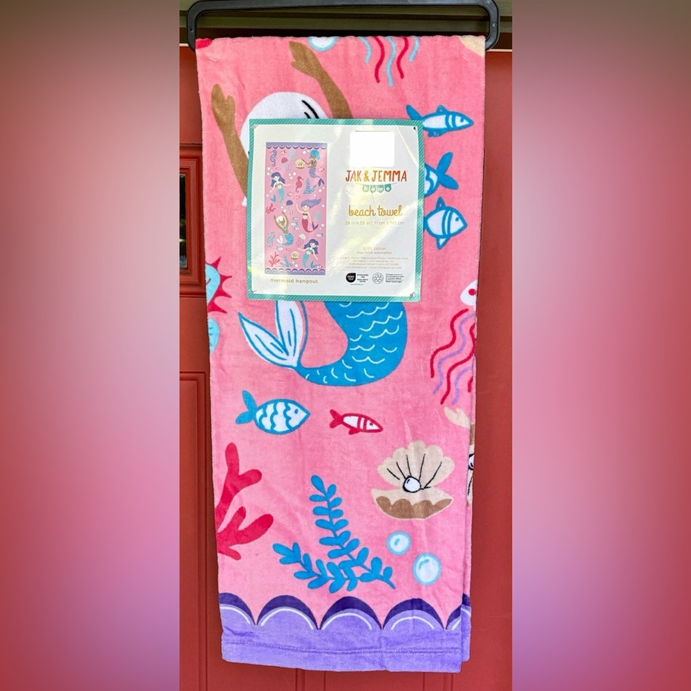 Jak and Jemma Mermaid Beach Towel